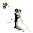 Gif animé love cupidon